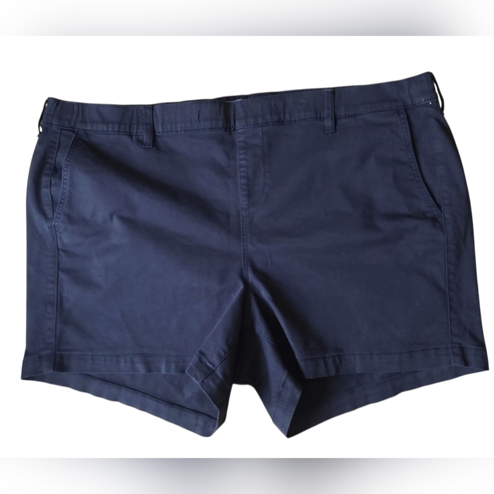 Torrid Black Denim Shorts W Elastic Waist